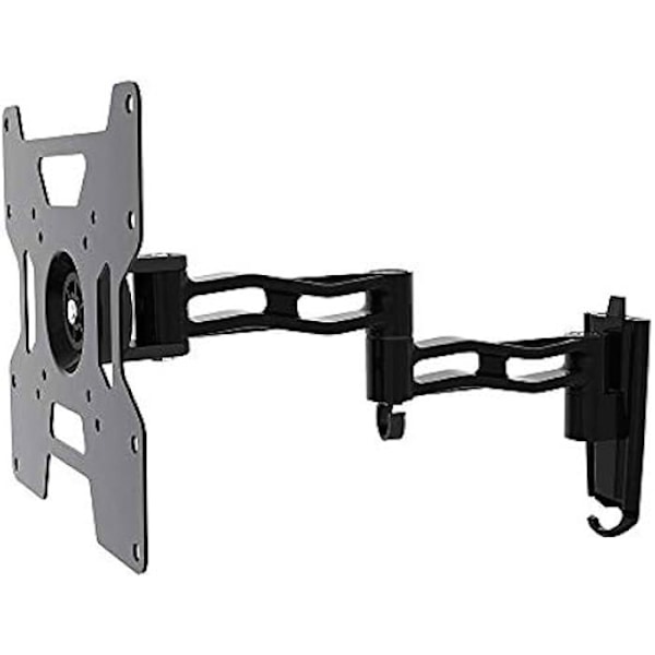 Haeger WB-T37.016A Triple Tilt & Swive TV-fäste för 17"-37" Plasma/LED/LCD-TV, universalfäste, monteringsdesign Svart