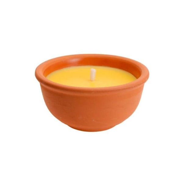 GENERIQUE - Citrongrässljus med lerkärl Mått: Ø13x6,5cm Euro/Uni