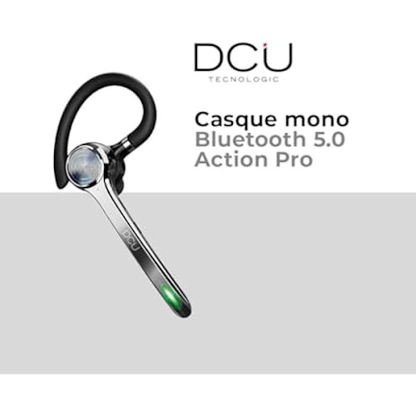 Action Pro Mono Bluetooth 5.0 -kuulokkeet - DCU TECNOLOGIC - Kaksoisliitäntä - Pitkäkestoinen akku