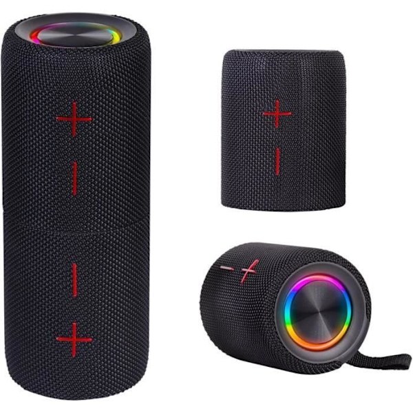Kannettava Voimakkaasti Vahvistettu Kaiutin - Trevi - XR 8A44 - 10 W x 2 - Langaton - IPX5 musta