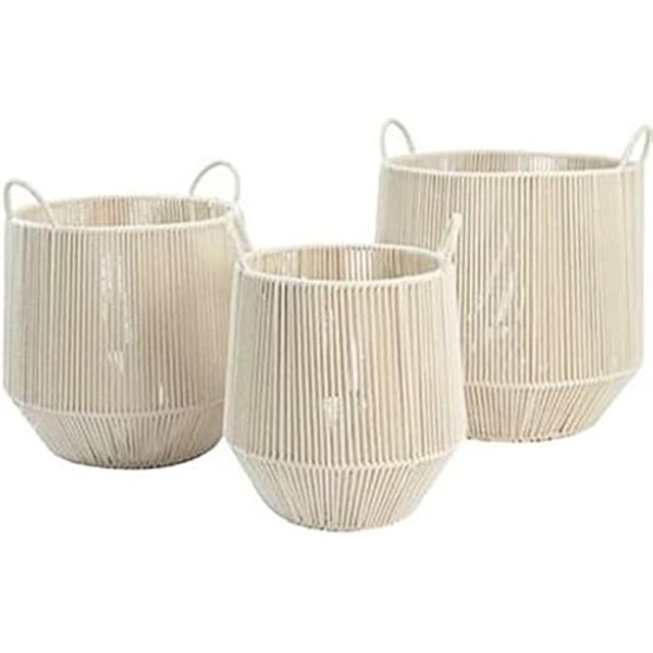 Korgsats - DKD HEMINNREDNING - Standard - Bomull - Metall - Beige beige