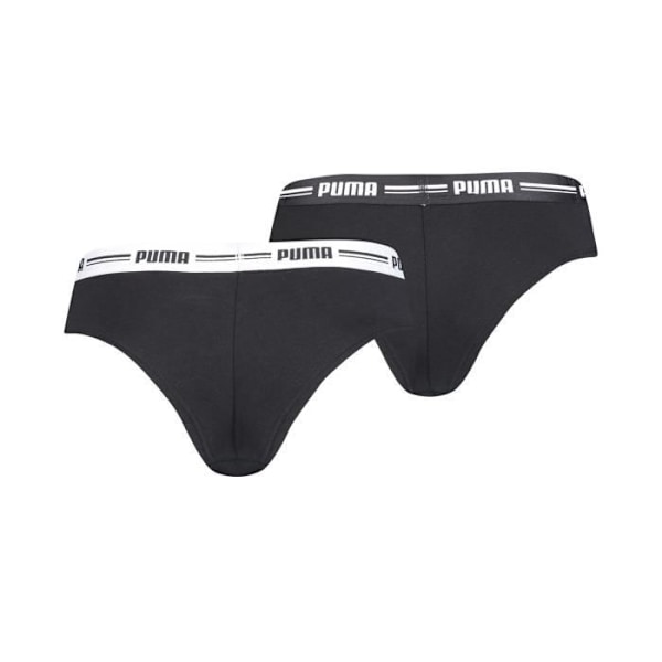 Puma damtrosor - enfärgade, 2-pack Svart S
