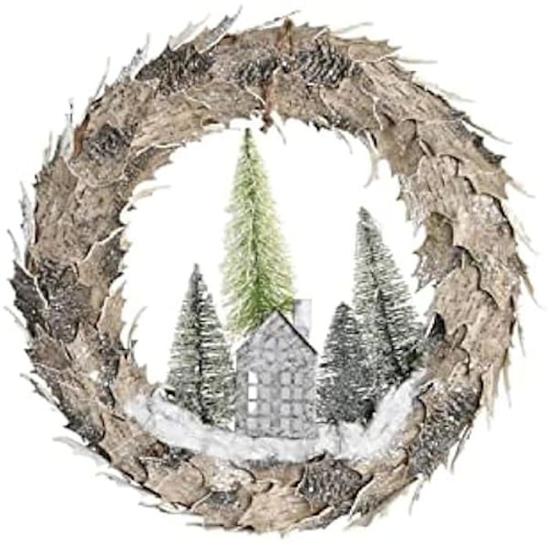 Julgirlang - DKD Heminredning - Grön - 53 x 48 x 48 cm - Olika material - Inomhus grön