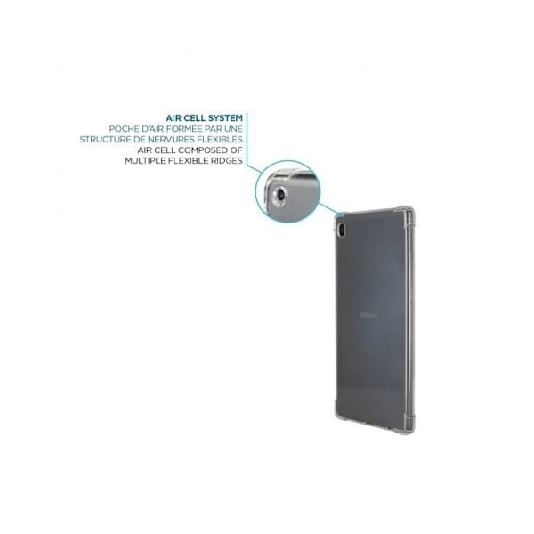 Tabletinsuojus - Mobilis - R-sarja - Yhteensopiva Galaxy Tab A8 - Läpinäkyvä - 10,5 tuumaa Transparent