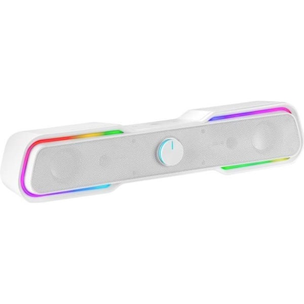Mars Gaming MSBX White soundbar - Bluetooth 5.0 + Jack 3.5 - DSP-ljud 10W Vit