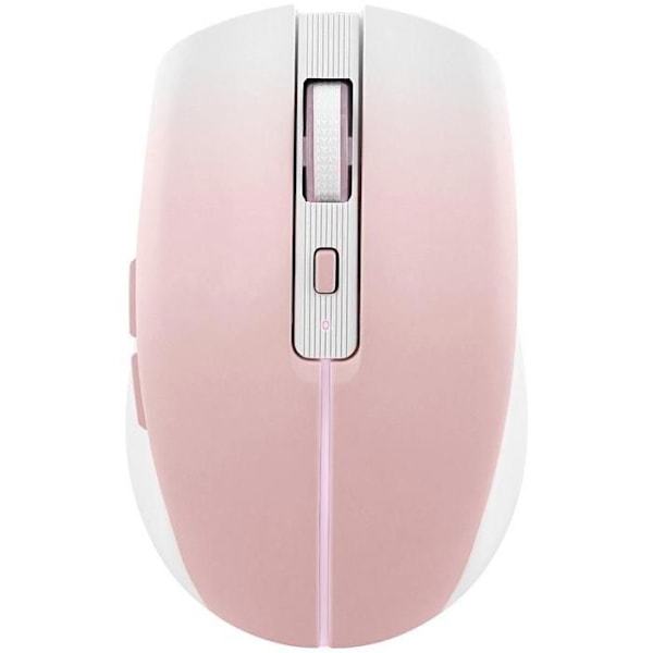 Mus - TNB - MWGRADIENTPK - Genopladelig - Bluetooth og Dongle - Pastelrosa