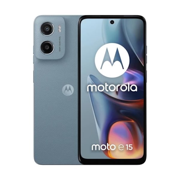 Motorola Moto E15 2 Go/64 Go Blå (Misty Blue) Dobbelt SIM