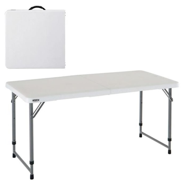 LIFETIME ultra-resistent multifunktions klapbord 122x61x56 - 91,5 cm UV100
