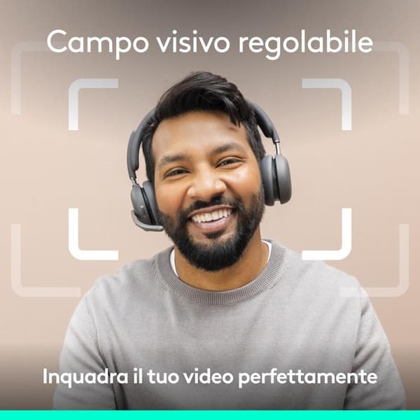 Webbkamera 4K - LOGITECH - BRIO 4K - 13 MP - USB-C - Autofokus