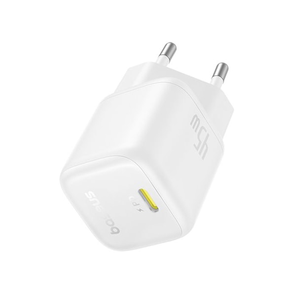 Ruokinta lataukseen, 45W, USB-C, GaN - Baseus PicoGo (P10176800213-00) - Kuun valkoinen