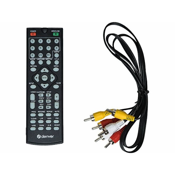 DENVER DVH-7787 DVD-afspiller - NTSC, PAL, 4:3, 16:9, Dolby Digital, AVI, JPEG, VCD