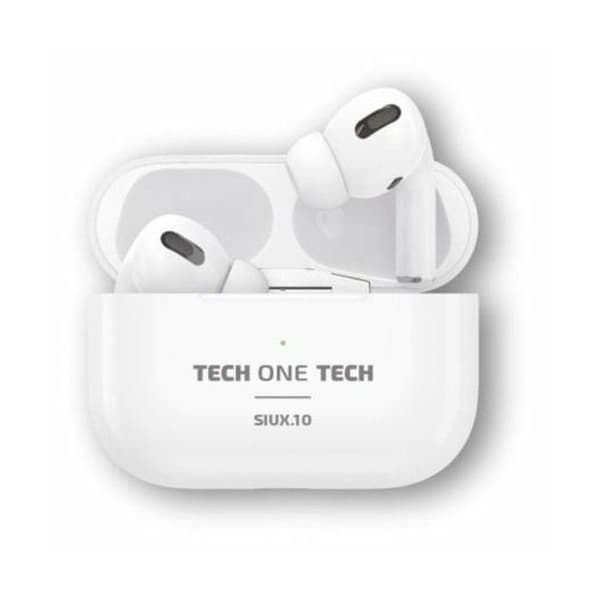 Tech One Tech TEC1410 Bluetooth in-ear -kuulokkeet Valkoinen Vit