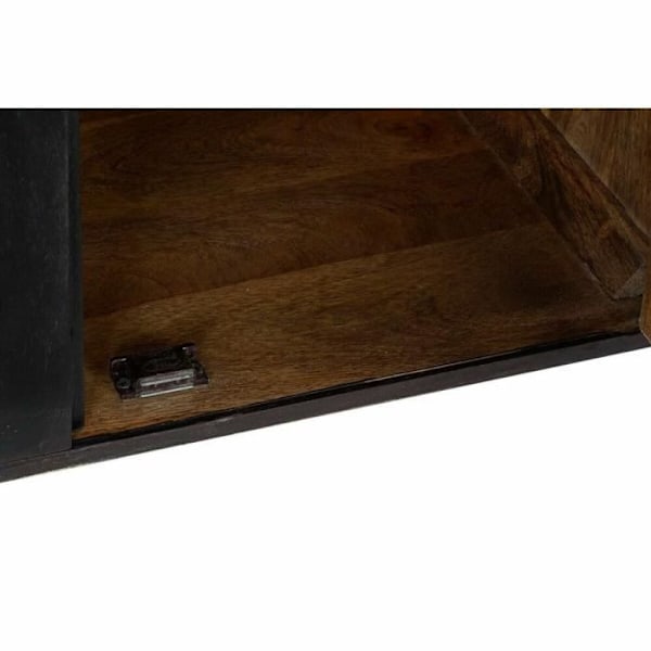 luonnonmusta buffetrottinki mangopuu (150 x 40 x 78 cm)