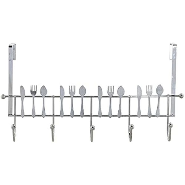 Klädhängare - DKD HOME DECOR - Silver - 34 x 17 x 9 cm - Metall - Modern design Pengar