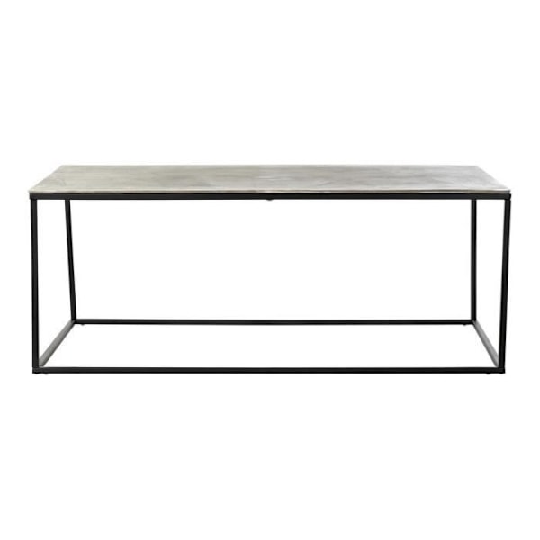 Sofabord - vare hjem - moderne stil grå, sort træ, aluminium - metal - 111,7 cm