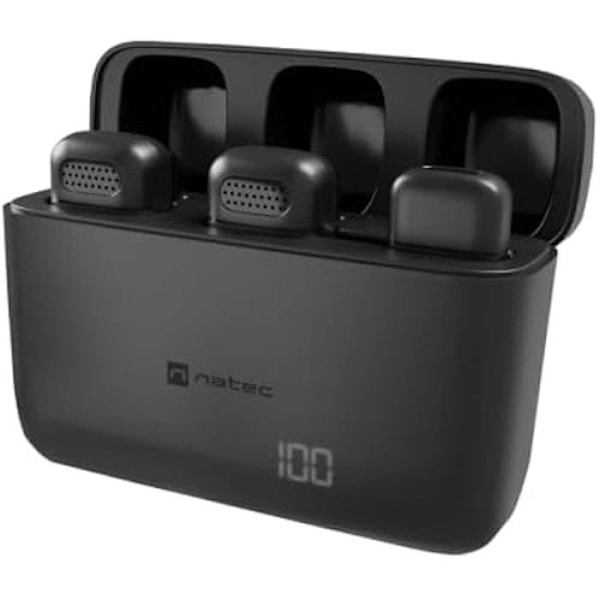 Mikrofoni - NATEC - Hopper - Langaton - USB-C - Älypuhelimelle