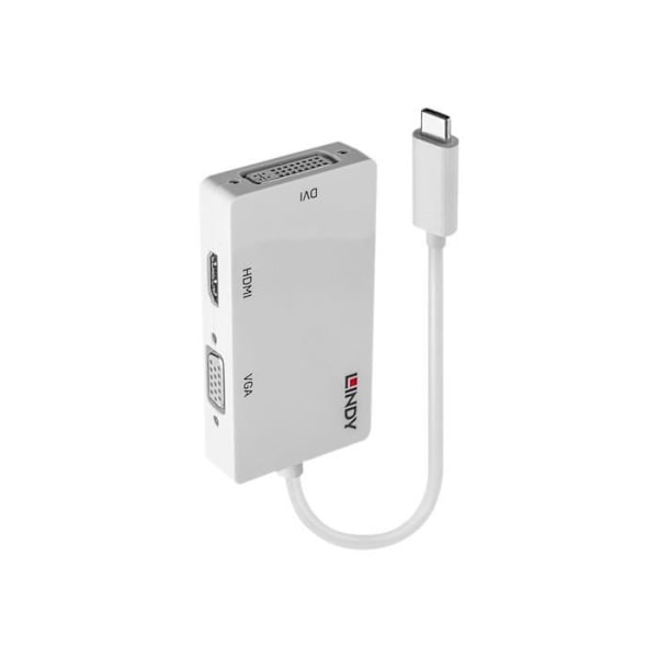 LINDY USB 3.1 Type C til Triple Display Converter