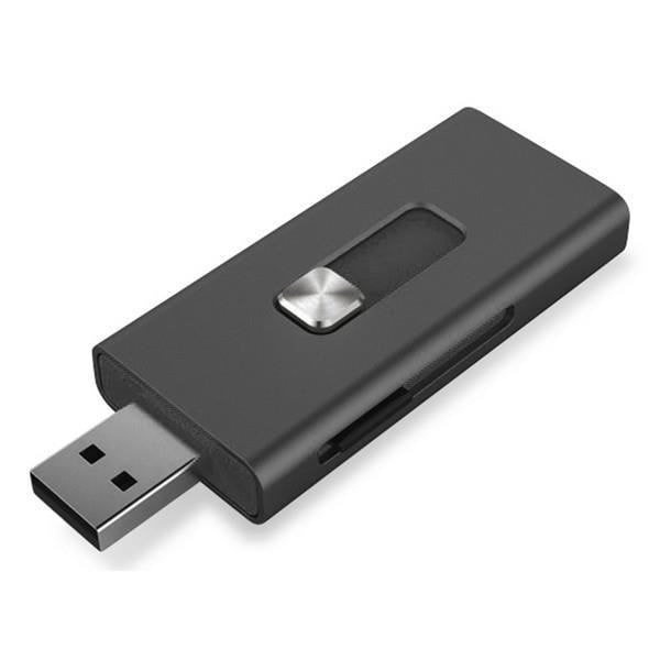 Micro SD -kortinlukija, musta
