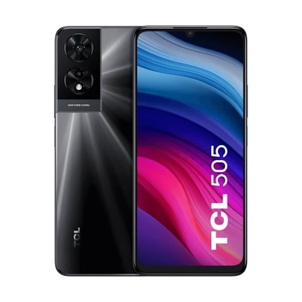 TCL 505 4G 6 GB/256 GB Grå (Space Grey) Dual SIM