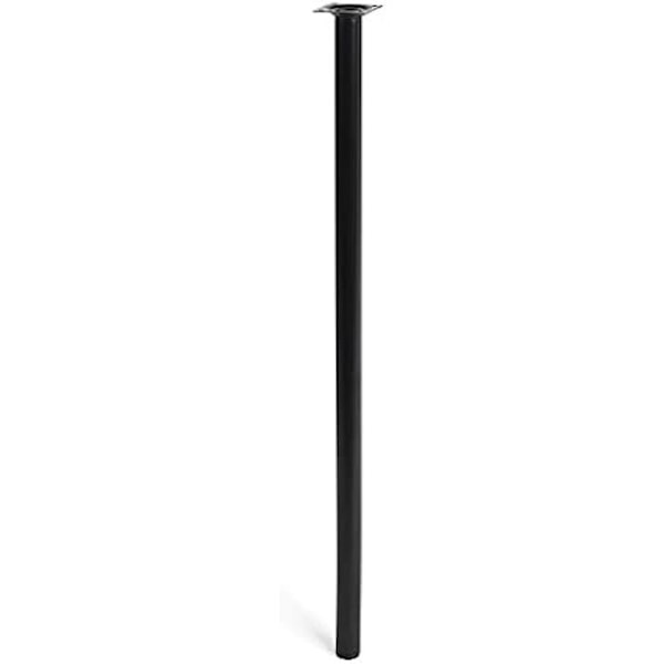 Huonekalun jalka - PATA - Mod.401G - Musta teräs - Korkeus 800 mm - Max kuorma 150 kg Flerfärgad