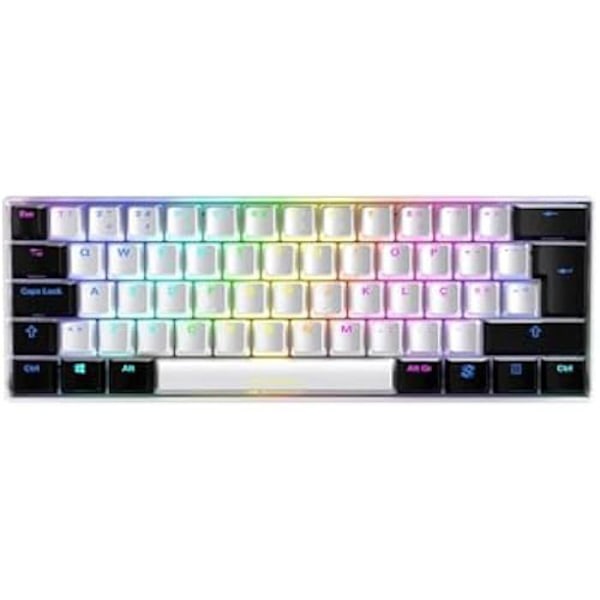Tastatur - SHARKOON - SGK50 S4 wh Kailh Red PT - Hvid - USB