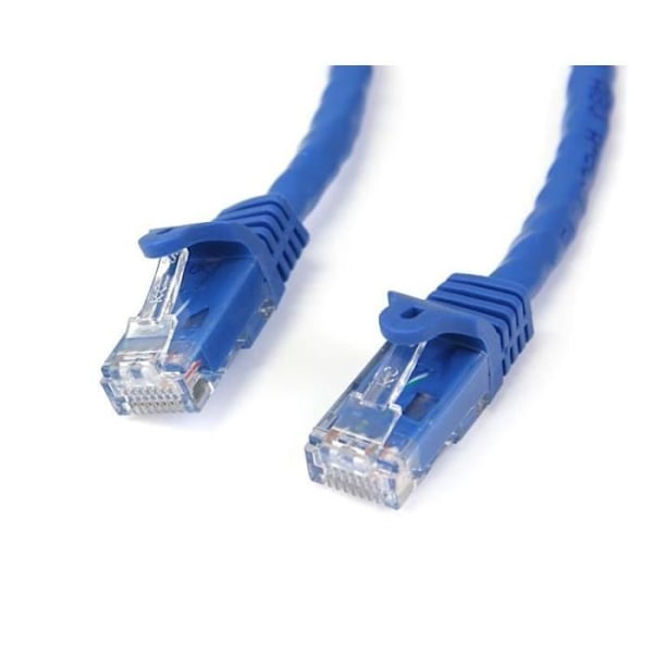 STARTECH Cat6 Gigabit UTP-netværkskabel - Hookless - 10 m - Anti-Snag RJ45 Ethernet-ledning - Han / Han Patch-kabel - Sort