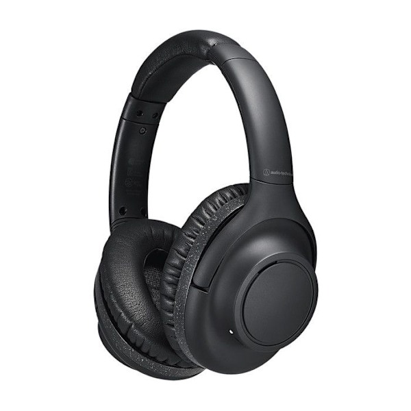 Bluetooth-kuulokkeet - AUDIO TECHNICA - Musta - Akkukesto 90 tuntia - Langaton - Sisäänrakennettu mikrofonі Svart