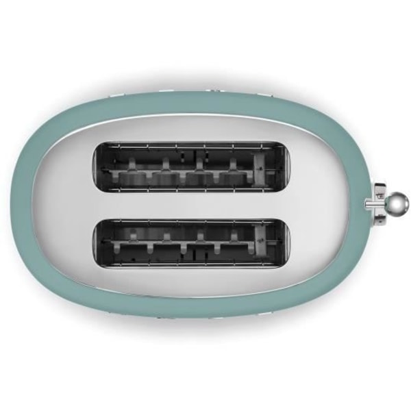 Brødrister - SMEG - TSF01EGMEU - 2 ekstra brede åbninger - 950 Watt - Smaragdgrøn smaragdgrön