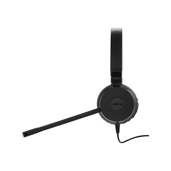 Trådbundna hörlurar - JABRA - Evolve 30 II - Microsoft Teams-certifierade - Brusreducerande mikrofon - USB-C/A Svart