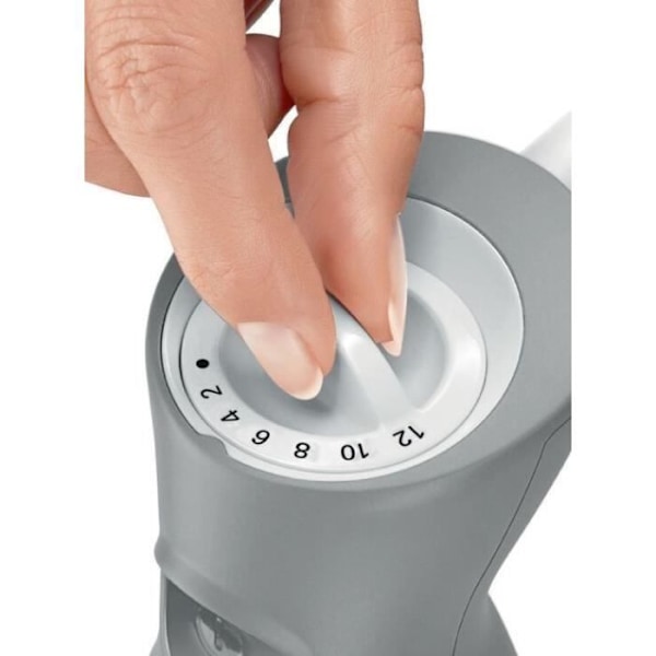 BOSCH MSM66150 ERGOMIXX stavblender - Aftagelig fod i rustfrit stål, 600W, 12 gear + turbo