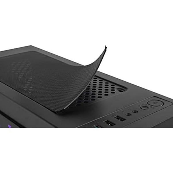 Nox Hummer TGM -NXHUMMERTGM- ATX ARGB kotelo - Micro ATX-ITX, 4 esiasennettua 120mm ARGB tuuletinta, karkaistu lasi, tilaa