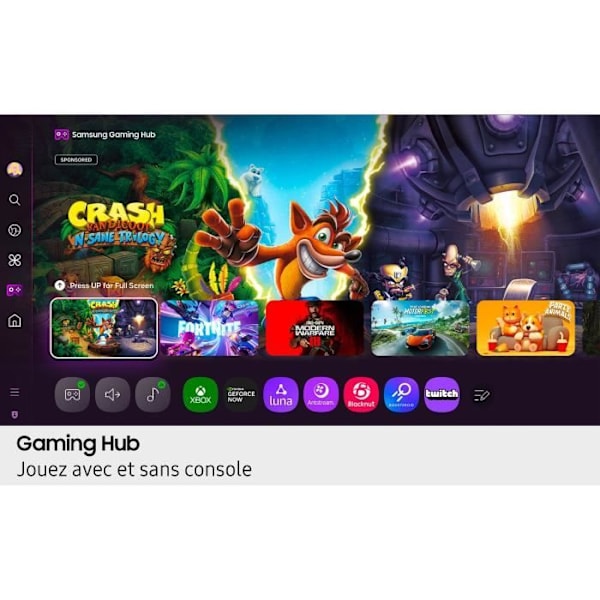Samsung TQ50Q7F - TV QLED 50" (127 cm) - 4K UHD 3840x2160 - HDR10+ - Smart TV - Gaming Hub - 3xHDMI - WiFi