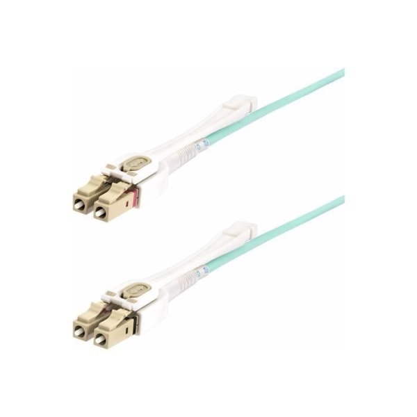 Kuituoptinen kaapeli - StarTech.com - 3m - LC to LC - OM4 Monimuoto - 100G Verkkot. Turkos