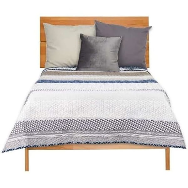Sengetæppe - GAVEDEKOR - Flerfarvet - 35 x 35 x 56 cm - Polyester - Soveværelse mångfärgad