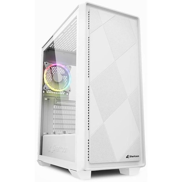 PC-kotelo - Sharkoon - VS8 - RGB - Midi ATX - Valkoinen Valkoinen
