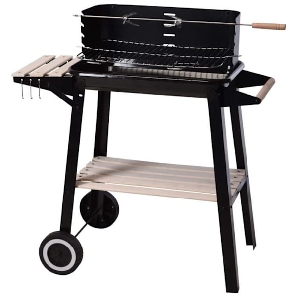 ProGarden Kolgrill 86,5 cm Svart