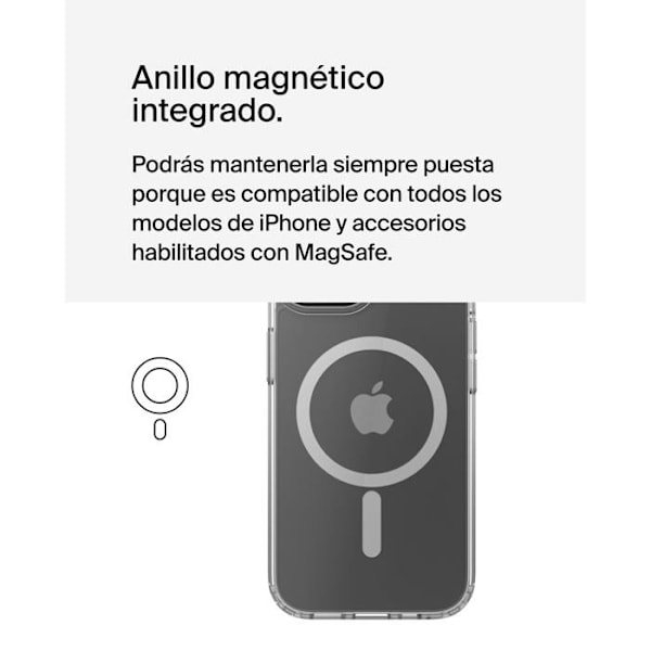 Belkin SheerForce MagSafe Beskyttelsesskal til iPhone 15 Klar