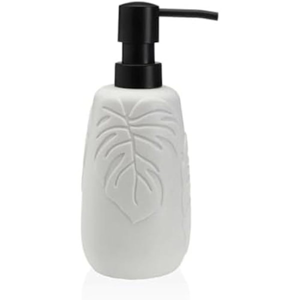 Sæbedispenser - VERSA - Palm - Resin - Hvid - 8,5 x 8,5 x 10,5 cm Flerfärgad