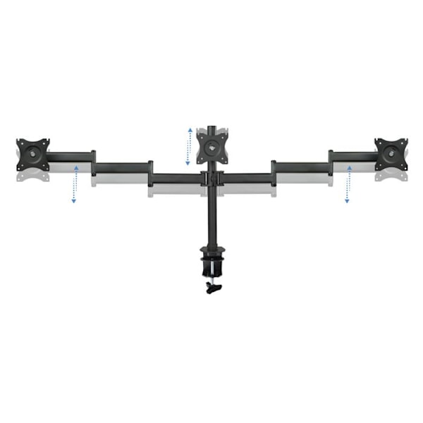 TV stativ - TooQ - DB1327TN-B - 13''-27'' - 8 kg - Sort