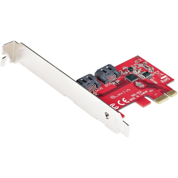 Startech SATA PCIE CARD 2 PCI-kortti Punainen