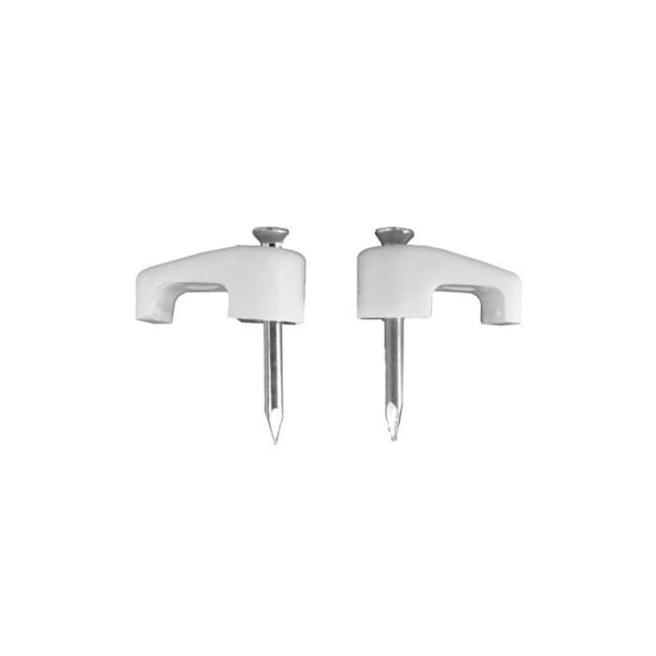 Kabelklämmor - GENERISK - N° 03 - Vit - Plast - Förpackning om 100 Vit