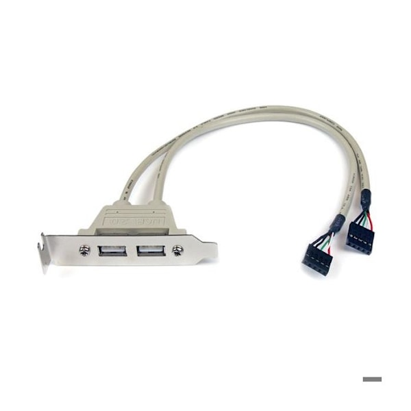 USB 2.0 - STARTECH.COM - 2 USB A - Pieni koko - IDC 5 päätä - Elinikäinen takuu