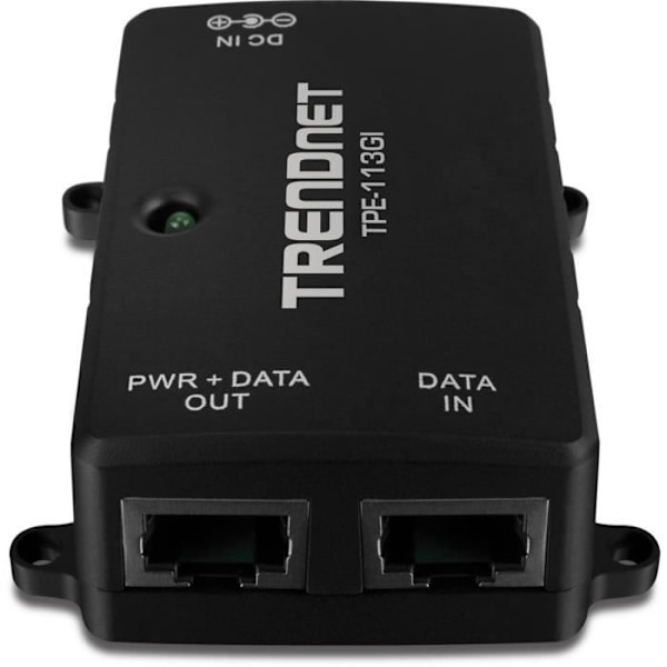 Gigabit PoE injektor - TRENDNET - TPE-113GI - Fuld Duplex Gigabit - Afstand op til 100m
