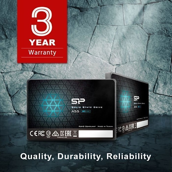 Sisäinen SSD-levy - Silicon Power - Ace A55 2To - SATA III 2.5" 3D NAND