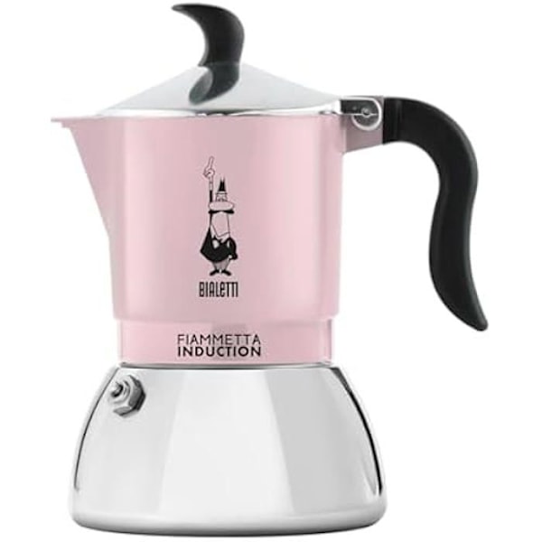 Induktionskaffekande - BIALETTI - Fiammetta - 4 kopper - Rosa - Alle kogeplader Rosa