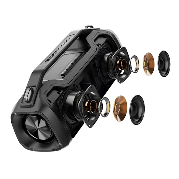 Trådlös högtalare med Bluetooth, TRACER BigBoy TWS, svart, TRAGLO47343 Svart