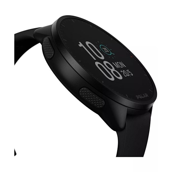 Smartwatch - Polar - Pacer - Indbygget GPS - Herzfrequenz - Vandtæt op til 50m sort
