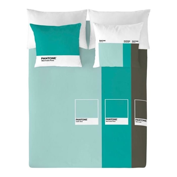 Kontor - Pantone - Bred Striber - 220x220 cm - 100% Bomuld - Vask 40°C