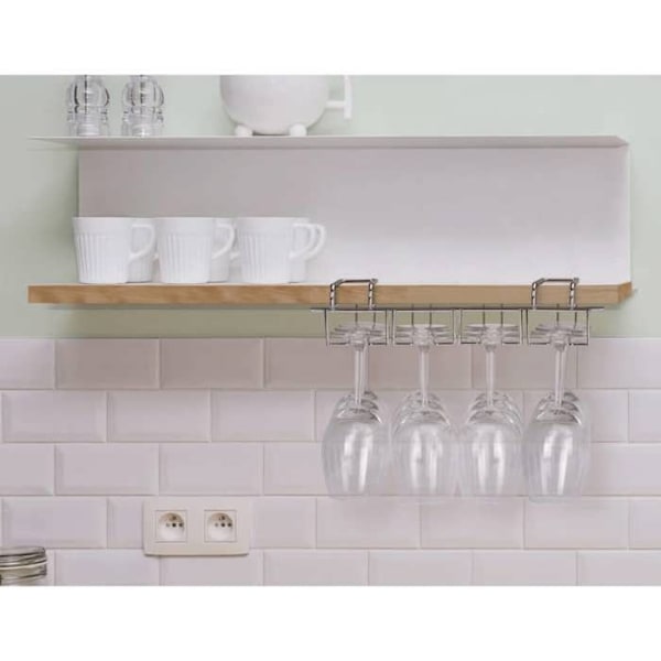 Fremragende husholdningsartikler Vinglasholder til 12 glas metal 442492