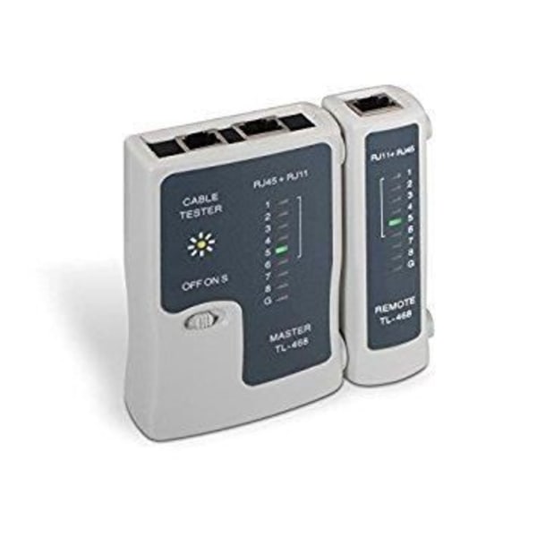 Verkko-testeri - NANOCABLE - RJ11 RJ12 RJ45 - Punainen - Langallinen - Ei magneettinen